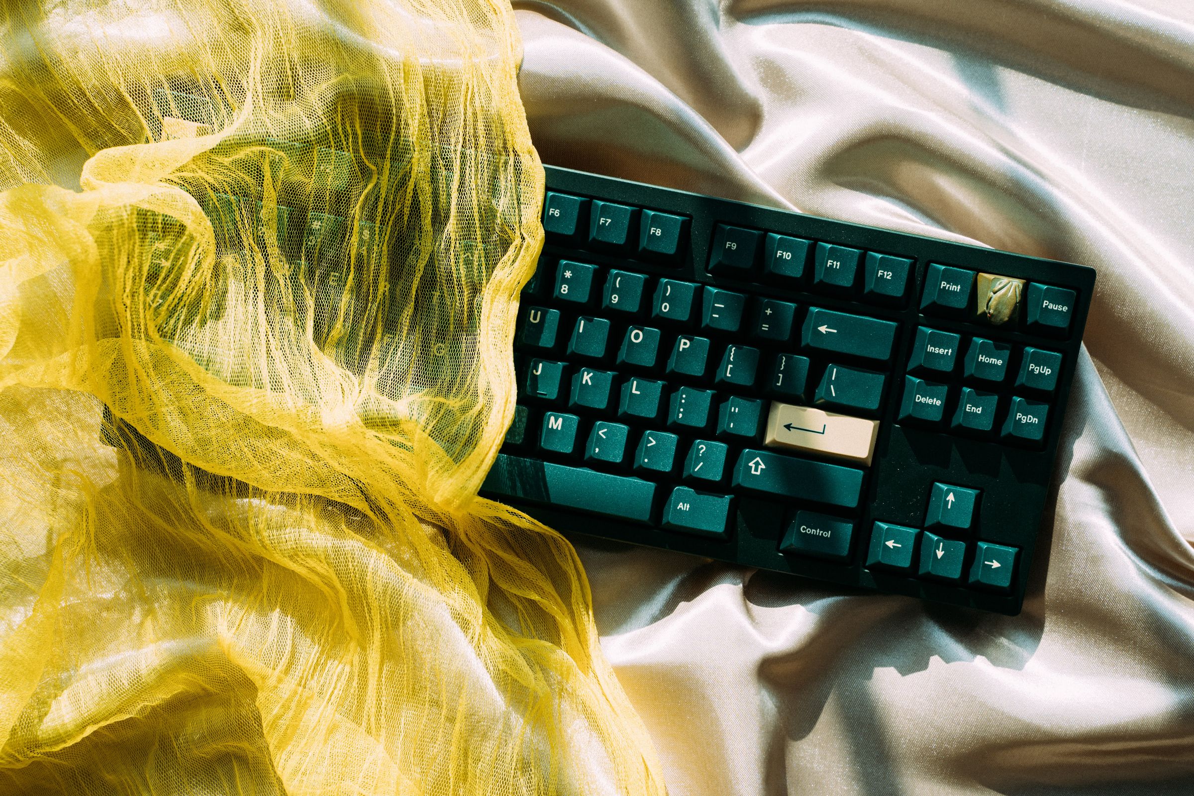 Gilded keyboard