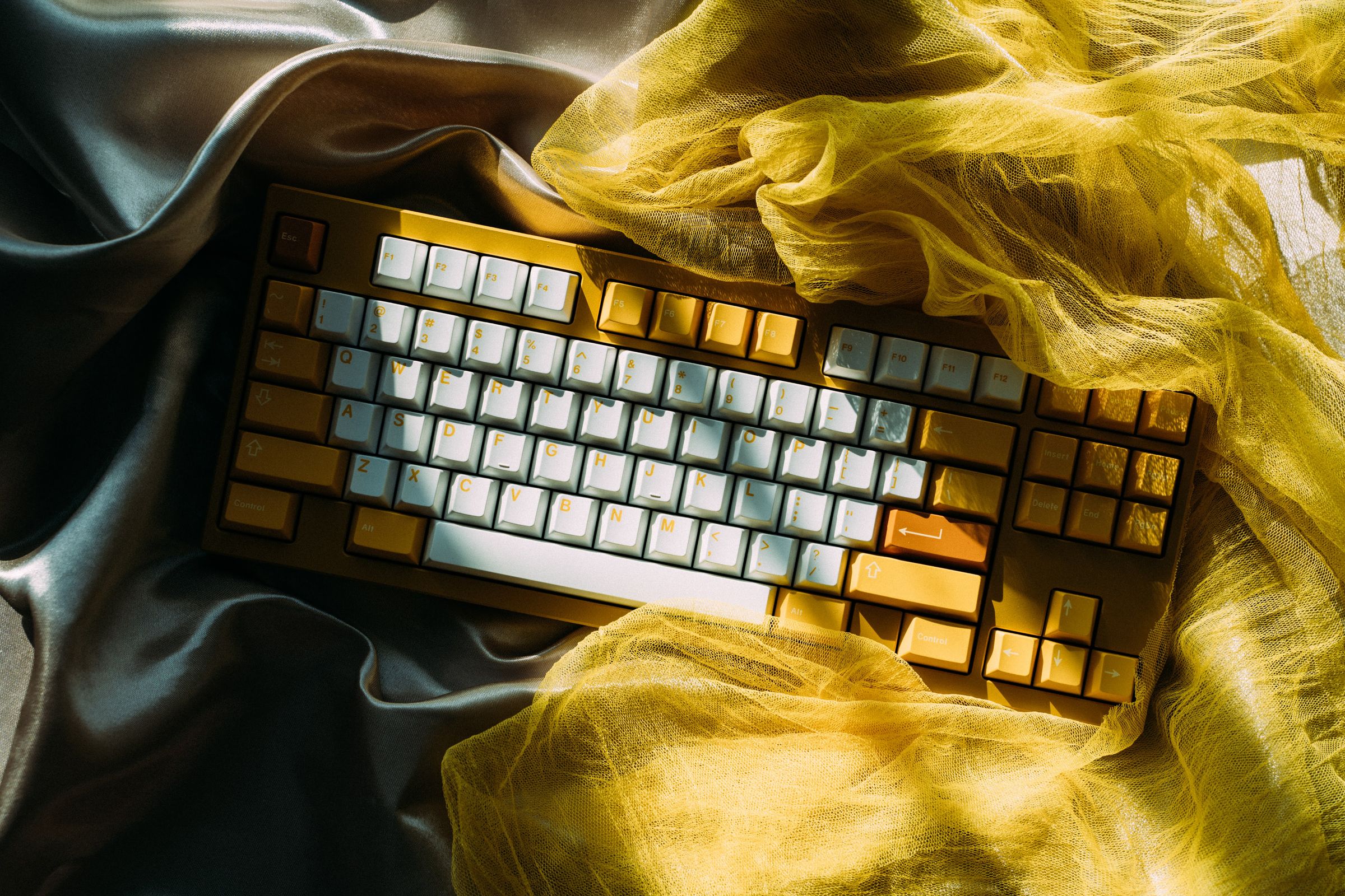 Gilded keyboard